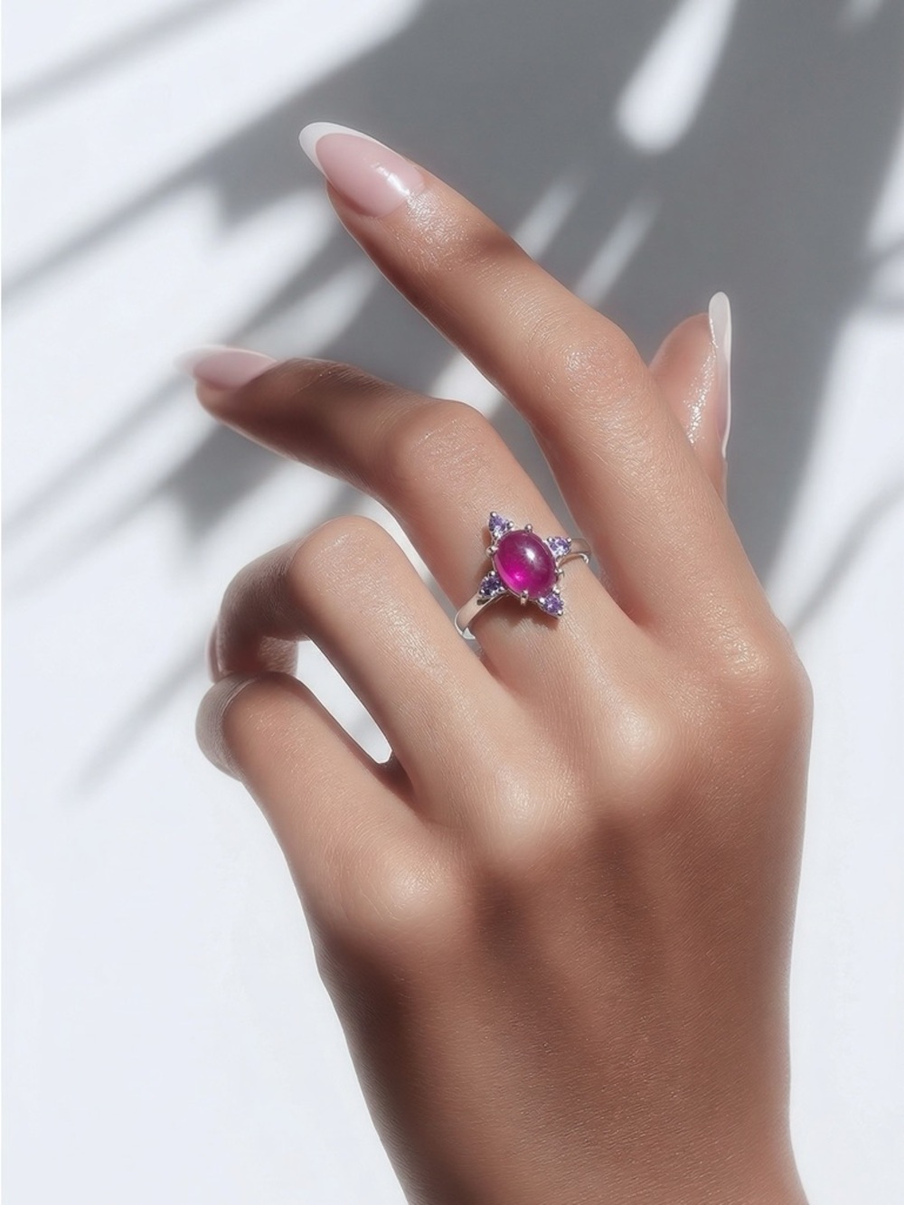 Ruby & Amethyst Ring - Picture 3 of 11